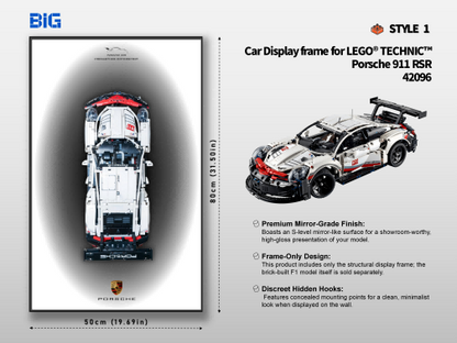 LEGO Wall Display Frame for Porsche 911 RSR  (42096)