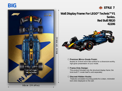 LEGO Wall Display Frame for Red Bull RB20 (42206)