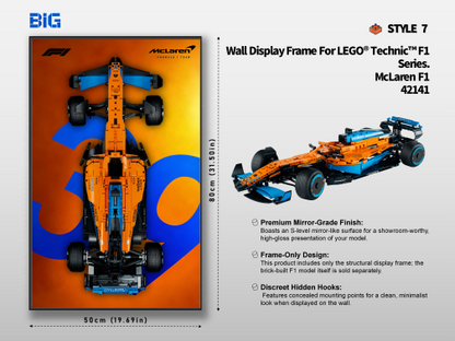 LEGO Wall Display Frame for Series McLaren F1 (42141)