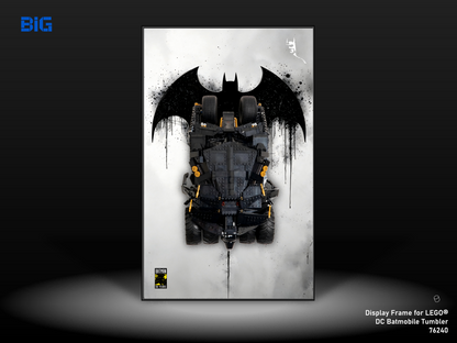 LEGO Wall Display Frame for DC Batmobile Tumbler (76240)