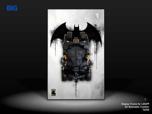 LEGO Wall Display Frame for DC Batmobile Tumbler (76240)