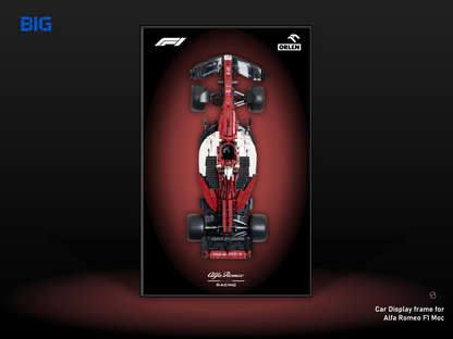 Alfa Romeo F1 Moc Wall-Mounted Display Frame