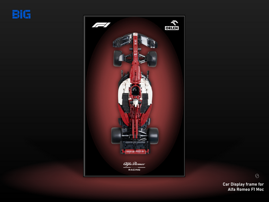 Alfa Romeo F1 Moc Wall-Mounted Display Frame