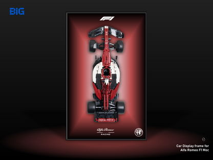 Alfa Romeo F1 Moc Wall-Mounted Display Frame