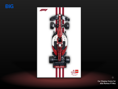 Alfa Romeo F1 Moc Wall-Mounted Display Frame