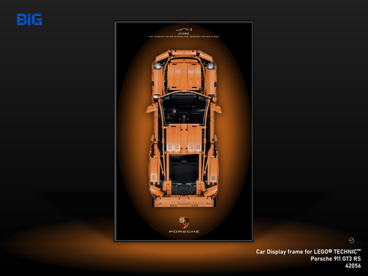 LEGO Wall Display Frame for Porsche 911 GT3 RS (42056)