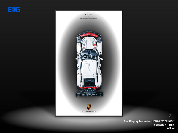 Wall Display Frame for LEGO® Technic™ Porsche 911 RSR (42096)