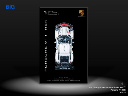 LEGO Wall Display Frame for Porsche 911 RSR  (42096)