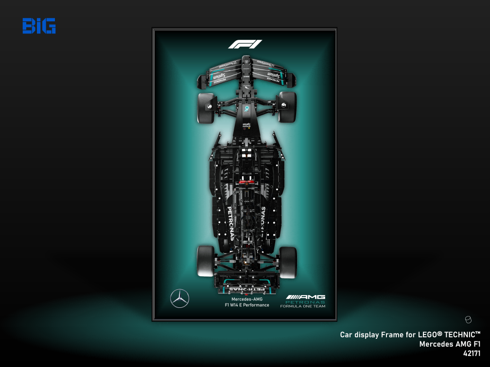 LEGO Wall Display Frame for Mercedes AMG F1  (42171)
