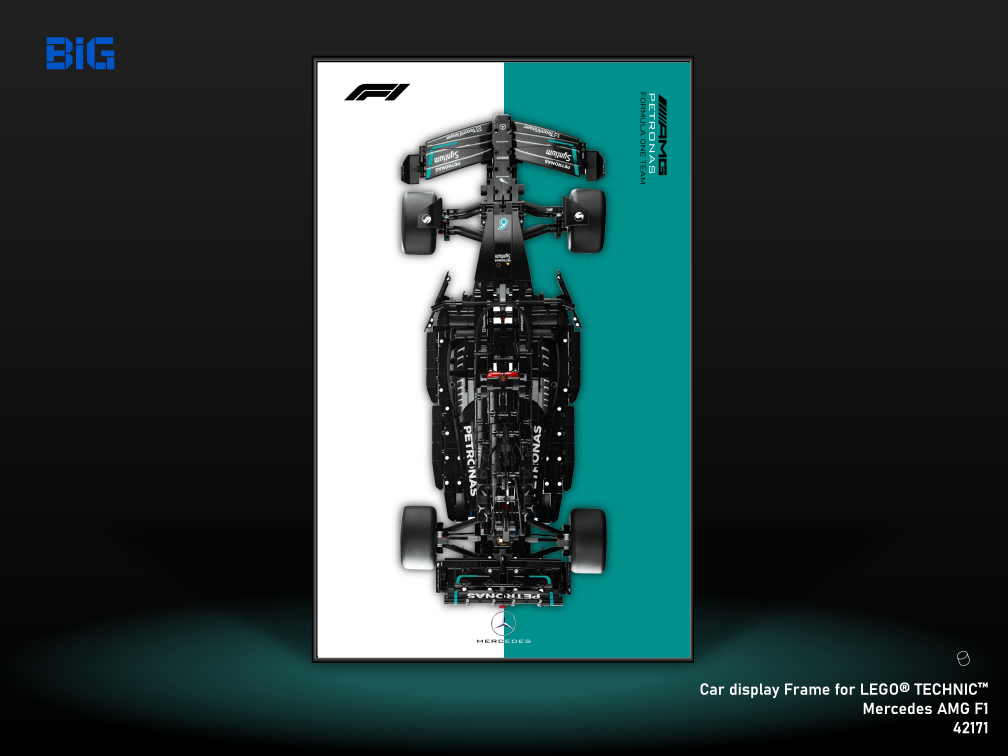 LEGO Wall Display Frame for Mercedes AMG F1  (42171)