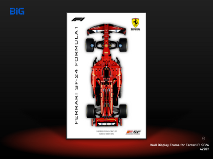 LEGO Wall Display Frame for Ferrari F1 SF24 (42207)