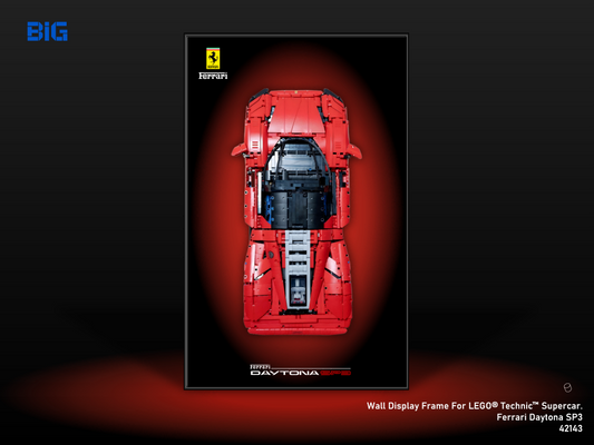 LEGO Wall Display Frame for Ferrari Daytona SP3 (42143)