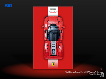 LEGO Wall Display Frame for Ferrari Daytona SP3 (42143)