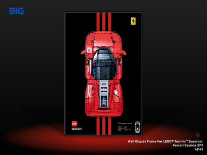 LEGO Wall Display Frame for Ferrari Daytona SP3 (42143)