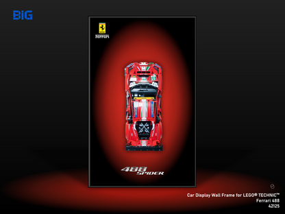 LEGO Wall Display Frame for Ferrari 488 (42125)