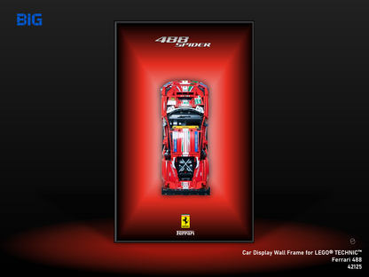 LEGO Wall Display Frame for Ferrari 488 (42125)