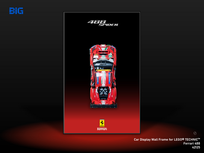 LEGO Wall Display Frame for Ferrari 488 (42125)