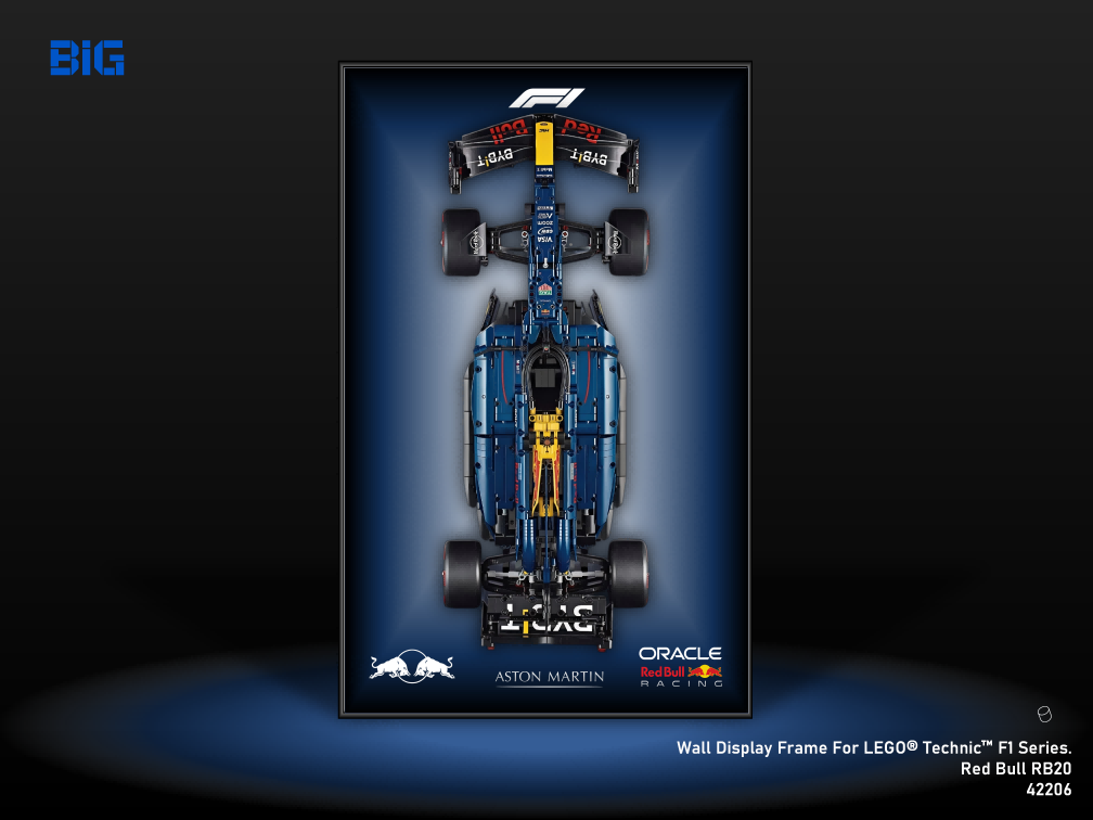 LEGO Wall Display Frame for Red Bull RB20 (42206)