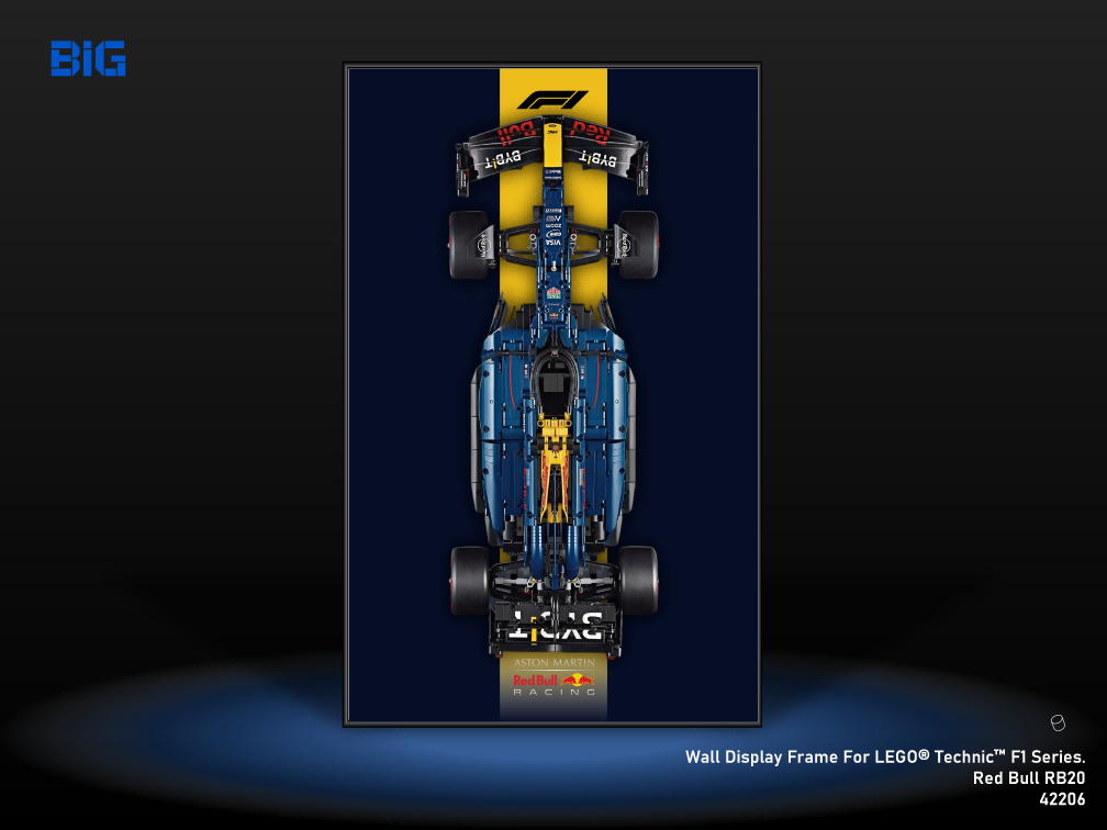 LEGO Wall Display Frame for Red Bull RB20 (42206)