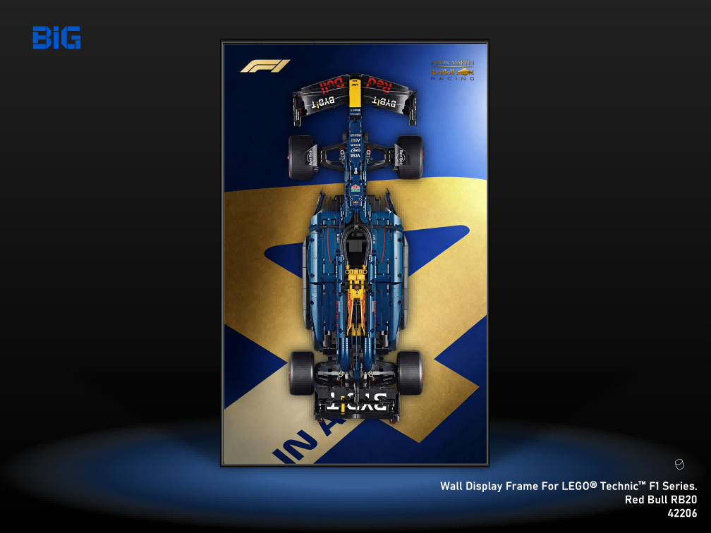LEGO Wall Display Frame for Red Bull RB20 (42206)