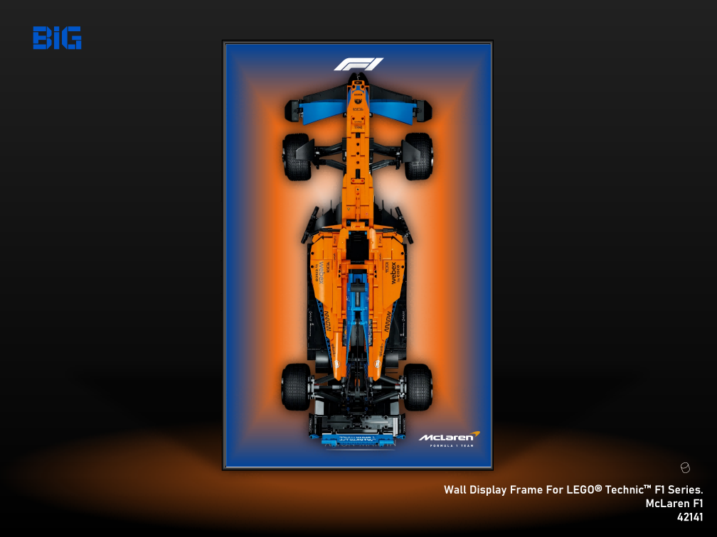 LEGO Wall Display Frame for Series McLaren F1 (42141)