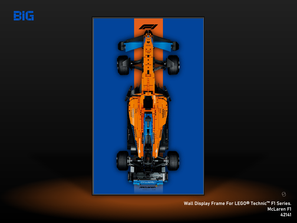 LEGO Wall Display Frame for Series McLaren F1 (42141)