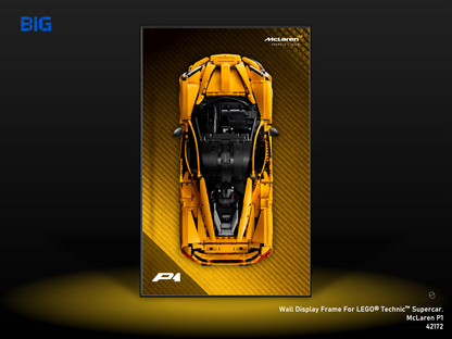 LEGO Wall Display Frame for Supercar McLaren P1 (42172)