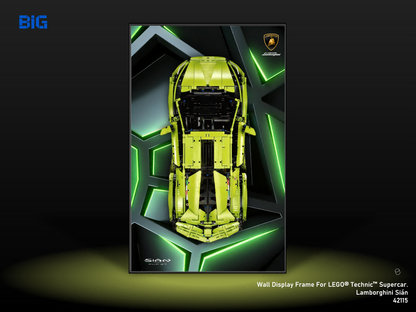 LEGO Wall Display Frame for Supercar Lamborghini Sian (42115)