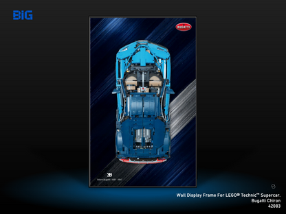 LEGO Wall Display Frame for Supercar Bugatti Chiron (42083)