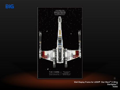 LEGO Wall Display Frame for Star Wars X-Wing Starfighter (75355)