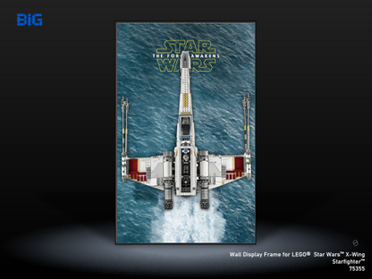 LEGO Wall Display Frame for Star Wars X-Wing Starfighter (75355)