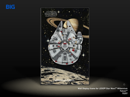 LEGO Wall Display Frame for Star Wars Millennium Falcon (75257)
