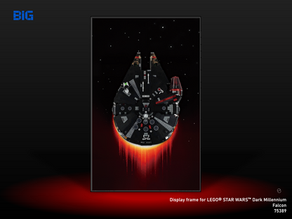 LEGO Wall Display Frame for Star Wars Dark Millennium Falcon (75389)