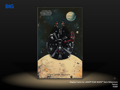 LEGO Wall Display Frame for Star Wars Dark Millennium Falcon (75389)