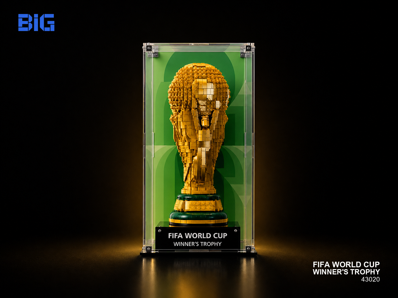 Acrylic Display Case for LEGO® Editions FIFA World Cup Official Trophy (43020)