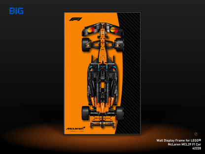 Wall Display Frame for LEGO® McLaren MCL39 F1 Car (42228)