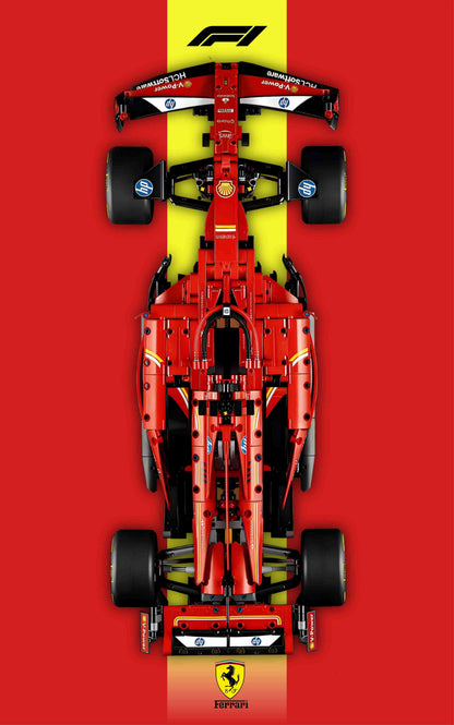 LEGO Wall-Mounted Display Frame for Ferrari F1 SF-24(42207)