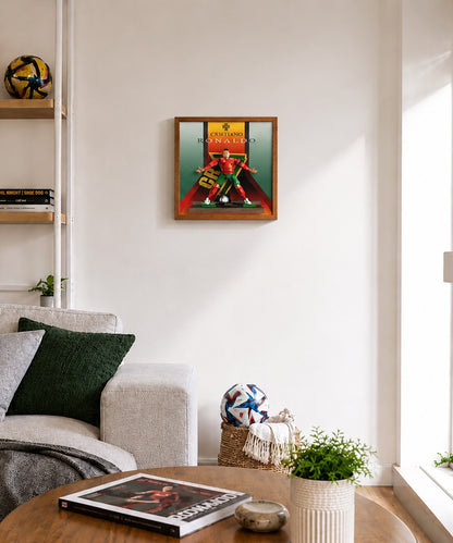 Wall Display Frame for LEGO® Editions Cristiano Ronaldo – Soccer Legend (43016)