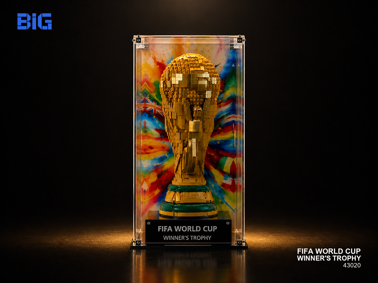 Acrylic Display Case for LEGO® Editions FIFA World Cup Official Trophy (43020)