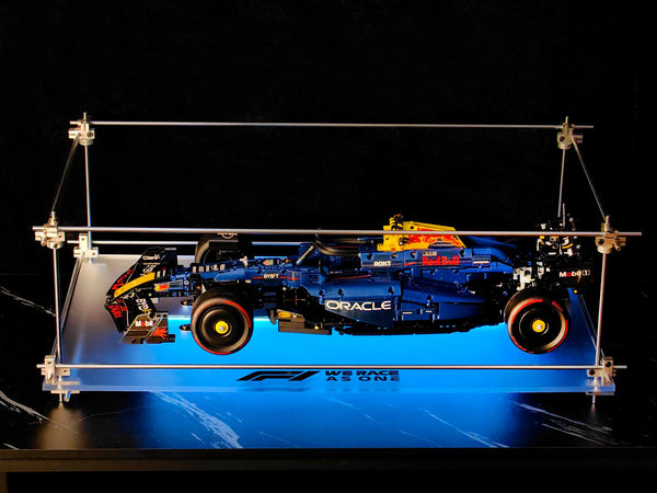 Open-Style Metal Display Frame for LEGO® Red Bull Racing RB20 F1 Car (42206)