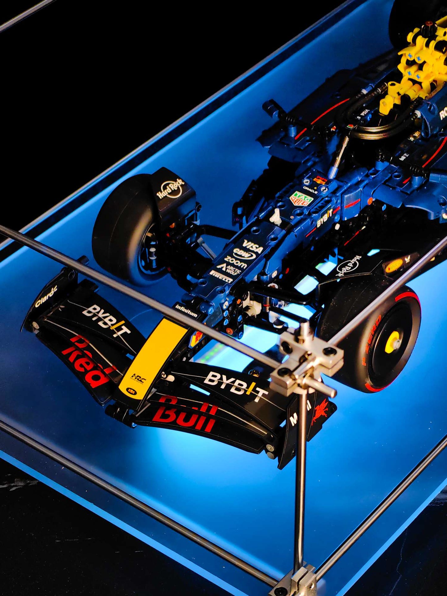Premium Minimalist Metal Display Frame, Open-Style for LEGO Red Bull F1 Car (42206)