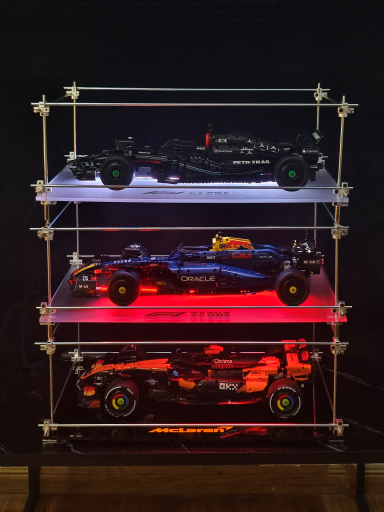 Premium Minimalist Metal Display Frame, Open-Style for LEGO Mercedes AMG F1 Car (42171)