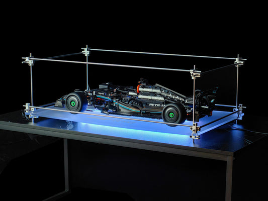 Premium Minimalist Metal Display Frame, Open-Style for LEGO Mercedes AMG F1 Car (42171)