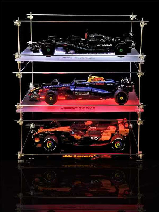 Premium Minimalist Metal Display Frame, Open-Style for LEGO Red Bull F1 Car (42206)